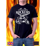 Brand T-Shirt Men 2025 Fashion Mans Unique Cotton Short Sleeves O-Neck Rockers Cafe Racer Cb750 Moto