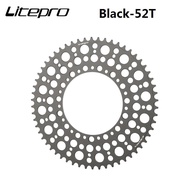 Folding Bicycle Litepro 130BCD Starry Sky Crank Chain Wheel Aluminum Alloy Sprocket Ultra Light Chainring 54T 56T 58T For Brompton