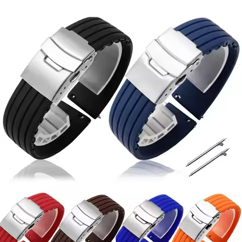18mm 20mm 22mm 22mm Band for Samsung Gear S3 Frontier/Classic for Huawei Watch 2 Silicone Strap for 