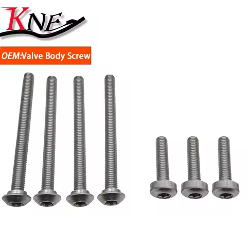 1set 0AM DQ200 0AM DSG Automatic Transmission Gearbox Valve Body Screws 4 Long 3 Short For VW E46 Go