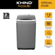 KHIND Fully Auto Washing Machine | Mesin Basuh Automatik (7KG) WM70A