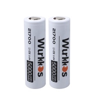Wurkkos 21700 Rechargeable Battery 5000mAh 3C 15A 1Pc（With SM11 flashlight）