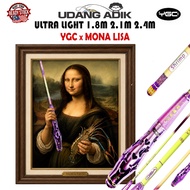 YGC Joran Teleskopik 3/7 Ultra Light 1.8m 2.1m 2.4m MONA LISA Udang Galah Telescopic RodPrawn Pancin