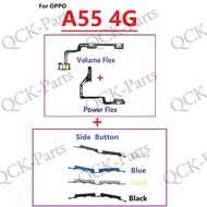 For OPPO A55 4G CPH2325 Side Power button + Volume Button Key Housing Side Button Ribbon Flex cable 