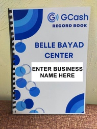 Personalized Gcash Record Book 50 pages With Laminated Print at the Front Hgh Quality Print