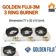 High pressure gas stove burner- 3M Golden fuji 3 Ring Burner Stainless Steel High Pressure Commercia