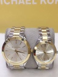 Pawnable MK Slimrunway Two-tone Gold White - MK Watch ( PER EACH WATCH ONLY )