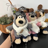 phone strap 23CM Pilot Camera Big Dog Mobile Phone Back Clip Lanyard Cross-body Chain Cartoon Doll P