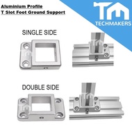Aluminium Profile T Slot Foot Ground Support Fixed Bracket L Connector Aluminium Extrusion 2020 3030