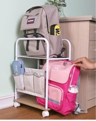 書包收納架/ 兒童書本可移動小推車/學生家用書包櫃/書本收納 方便拎-多尺寸(T3530)