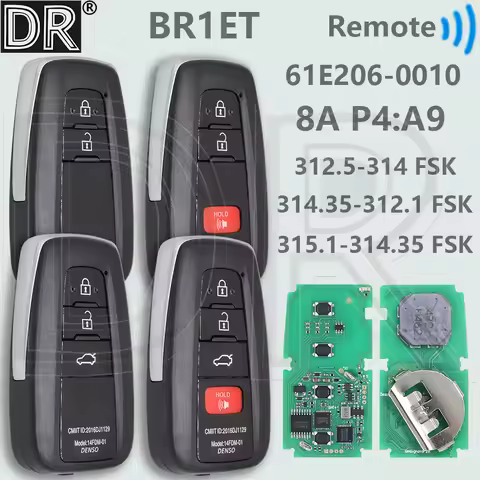 DR BR1ET 314.35-312.1 315.1-314.35 312.5-314 FSK 8A P4:A9 Proximity 61E206-0010 Car Remote Control K