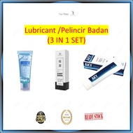 Bundle 3 IN 1 Package Lubricant Gel Kairin 25ml Aky 30ml Duai 60ml 3in1 Set Lubricant Gel Oil Minyak
