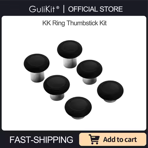 GuliKit KingKong Ring Thumbstick Kit 6 in 1 Thumb Sticks with 3 Heights Option for Gulikit KK3 Max G