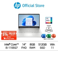 Laptop HP 14s-dq4016TU Core i5 Iris X 8GB RAM 512GB SSD W11 14 Inch