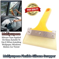 Multipurpose Usage Flexible Silicone Scraper For Window Sticker Car Tinted Wallpaper