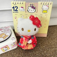 Sanrio Hello Kitty Sang Trọng Búp Bê Móc Khóa Hoạt Hình Mèo Kitty Dễ Thương Túi Trang Trí Chìa Khóa 