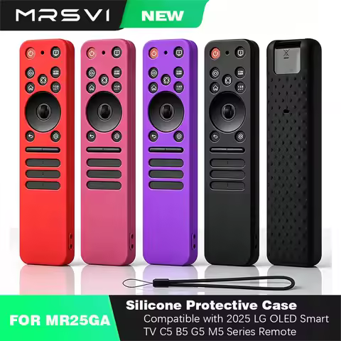 MRSVI Silicone Cover for LG MR25GA Magic Remote, Shockproof Anti-Slip Protective Case for 2025 LG OL