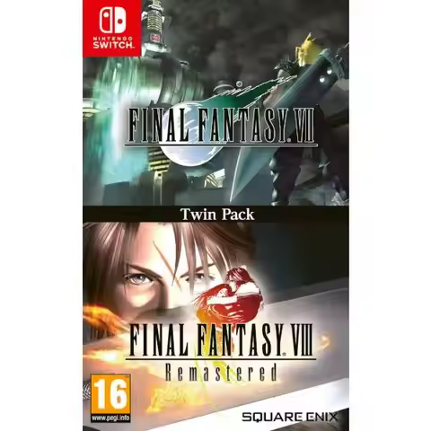 Final Fantasy VII & VIII Remastered Twin Pack for Nintendo Switch - Epic adventures with modern grap