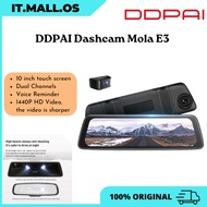 DDPAI Dashcam Mola E3 1440P Full HD Rearview Mirror Dash Cam DVR Car Camera Recorder