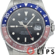 นาฬิกาข้อมือผู้ชาย Rolex GMT-Master I 16700(U) ตัวเรือนสแตนเลส สีดำ ขัดเงา ปี 1997 สภาพดีเยี่ยม (มือ
