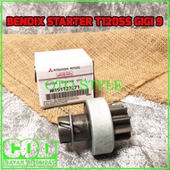 BENDIX STARTER T120SS 9T - MITSUBISHI T120SS STARTER BENDIK M191T22271