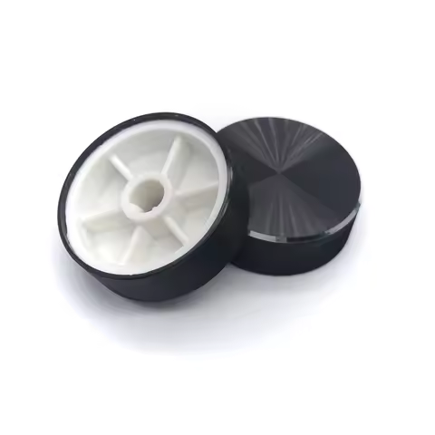 30* 10MM Aluminium Alloy potentiometer knob cap encoder Volume Control Knob Audio knob for 6 mm roll