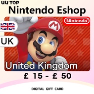 Nintendo EShop Gift Card UK⚡ United Kingdom Switch Digital Code GBP 15/25/50 ⚡ UU TOP 24/7 Fast Chat