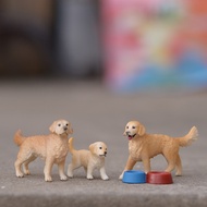 German Sile Solid Plastic Toy Model 16395 Golden Retriever Retriever Retriever Golden Retriever Pet 