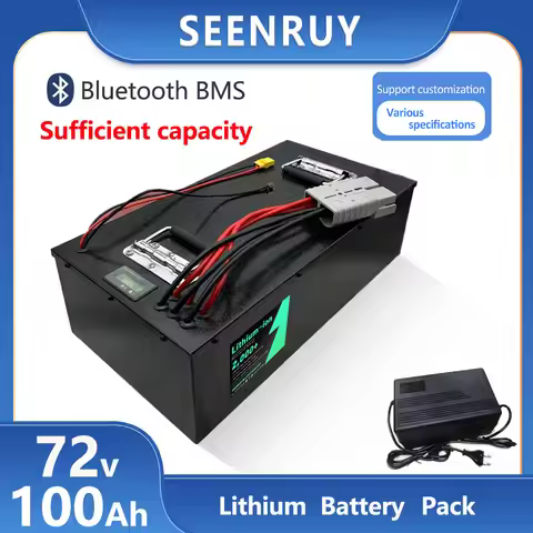 Sufficient capacity 72V Lithium Ion Battery Electric Vehicles Var Batteries 72volt 100Ah Lithium Bat