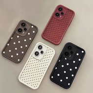Full Screen White Polka Dots Casing For OnePlus 15 13 13T Nord CE 6 5 5G Silicone Couple Trendy Tren