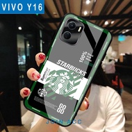 HP [A16] Vivo Y16 Glitter Glass Softcase / Case Vivo Y16hp Vivo Y16 Mobile Phone Case/ Vivo Y16 Case