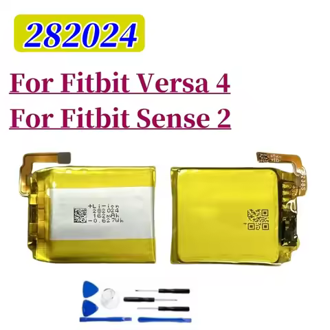 162mAh SP282024 282024 Original Replacement Battery For Fitbit Versa 4 Versa4 ,Sense 2 II Sport Smar