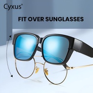 Cyxus Put on Polarized Can Be Worn Over Sunglasses Hot sale Fit Over Shades TR90 Frame Men and Women