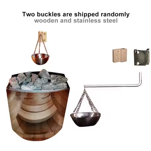 For Sauna And Spa Sauna Aromatherapy Oil Cup Stainless Steel Essential Oil Holder Bowl Sauna Accesso