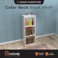 🔥OFFER🔥G HOME 3/4/5 Tier Colour Box Rack Book Shelf Wooden Multipurpose Rak Buku Kabinet Buku Banyak Warna 颜色多格置物柜收物品