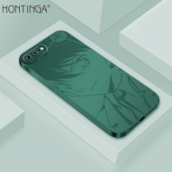 Hontinga ปลอกกรณีสำหรับ Iphone 6 6S 7 8 Plus SE 2020 SE 2022 SE3 SE 3กรณีใหม่สแควร์ซิลิโคนกรณีอะนิเมะ Conan ฝาครอบกล้อง Protectior กันกระแทกยางปกหลังโทรศัพท์ Softcase สำหรับหญิง
