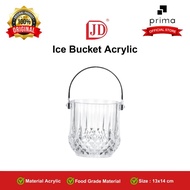 Acrylic Ice Bucket 13x14 cm | Acrylic Ice Cube Container - Jinde