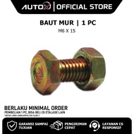 Bolt Nut M6 X 15 Bolt Nut Yellow M6x15 M 6 X 15 M6 6x15
