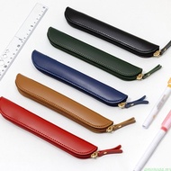amonoqa Pen Case Protect Pen Protective Sleeve for Ballpoint Pen Pencil PU Leather Pen Holder Sleeve