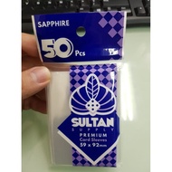 Sultan Sapphire Sleeve Size 61 x 94 mm Card Game