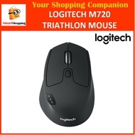 (Original) Logitech Mouse M720 Triathlon M 720 Multi-Device Wireless Mouse with FLOW Cross-Computer Control and File Sharing for PC and Mac Warranty by Logitech Singapore