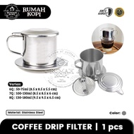Vietnam Drip Coffee Filter 6Q 7Q 8Q Coffee Drip Filter Stainless 1pcs