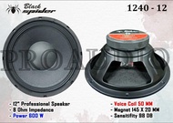 Speaker Komponen Black Spider 12inch BS 1240-12 BS 1240 12 Original