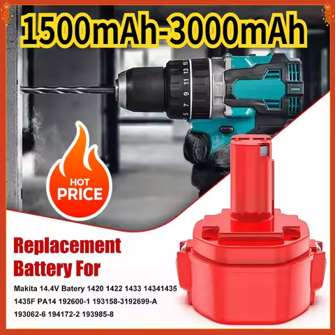 3000mAh NI-MH Replacement battery For Makita PA14 1422 1420 1433 1434 6281D 6280D 6237D 6337D 8281D 
