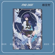 Wanderer Anime Genshin Impact Case For iPad 10.2 7th 8th 10th Air 4 5 Mini 5 6 Case Luxury Silicone 