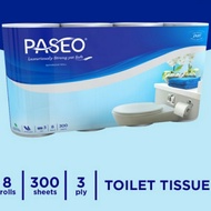 Paseo Bathroom Tissue Contents 8 Rolls/Tissue roll paseo Contents 8