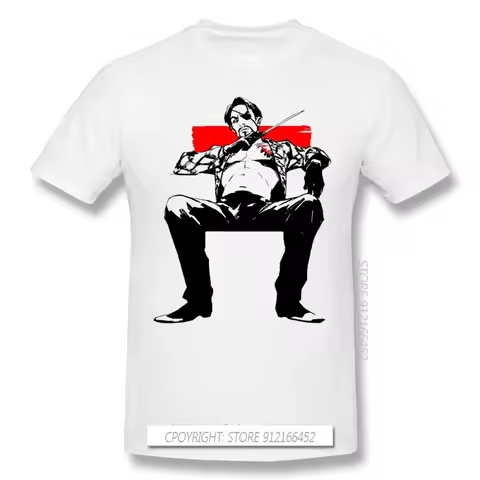 Yakuza Kiwami Kazuma Kiryu Yumi Game Men 100% Cotton TShirt Plus Size Tops Goro Majima Oversize Shir