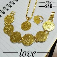 24k gold Replyka, coin shape