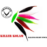 SKYGITZ MALAYSIA Geli-Geli Geranti Strike Worm Tail SOFT PLASTIC FISHING BAIT 3.5cm/1.3g haruan toma