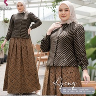 AJENG ONESET SETELAN ROK BATIK JUMBO XXL BY SFY / BAJU SETELAN PESTA KONDANGAN ACARA FORMAL / BLOUSE